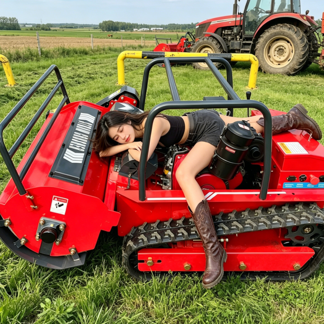 Agriculture Farming Services - Customized remote-controlled lawn mower for agriculture,