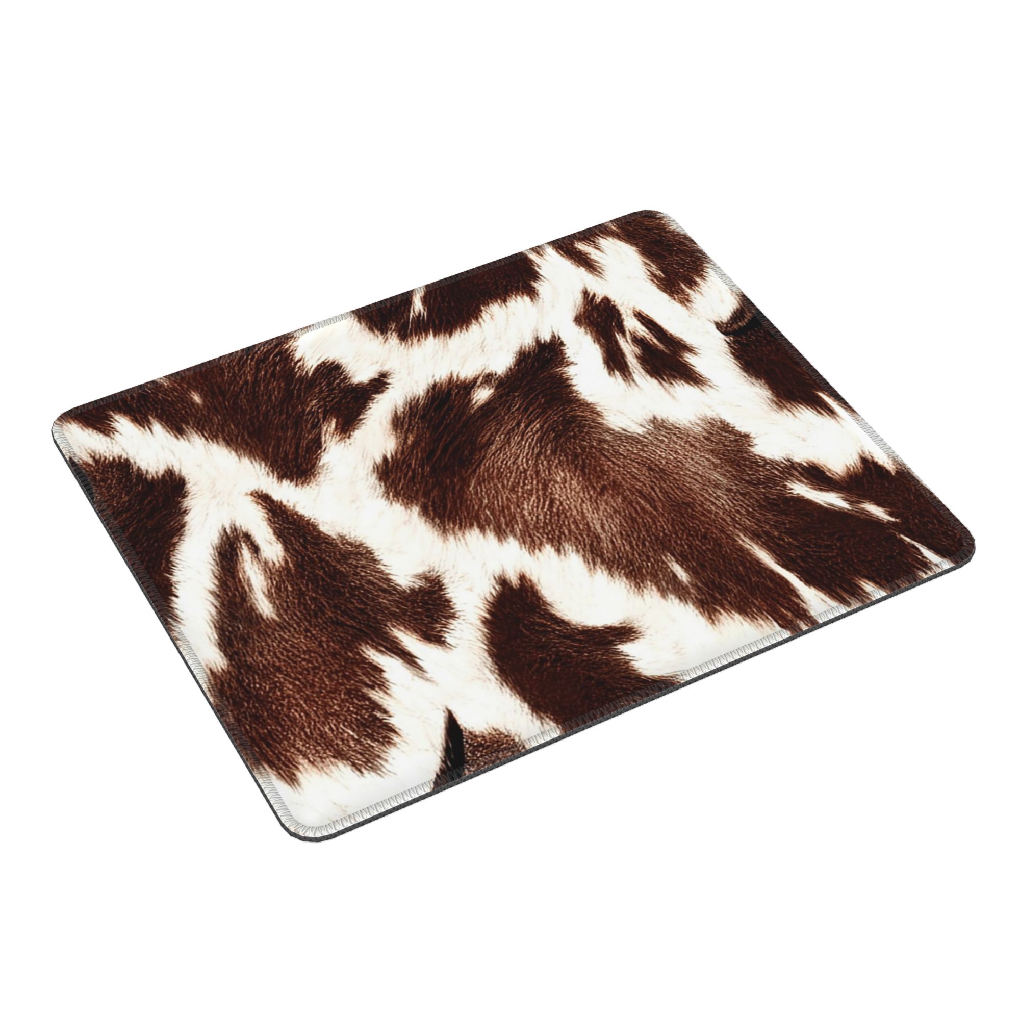 Cow Mat Rubber - Cow Skin Pattern Mouse Pad Computer