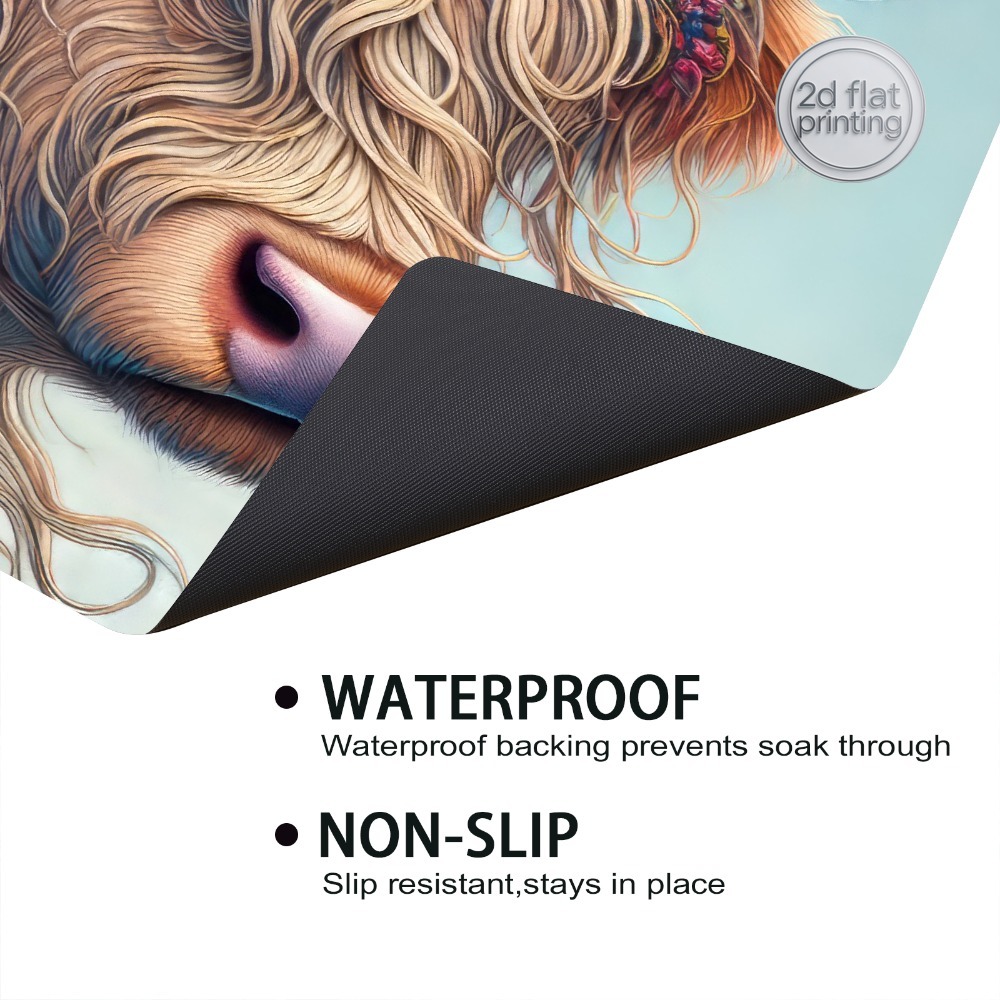 1pc, Artificial Leather Dish D - Cow Mat Rubber recensie en prijs