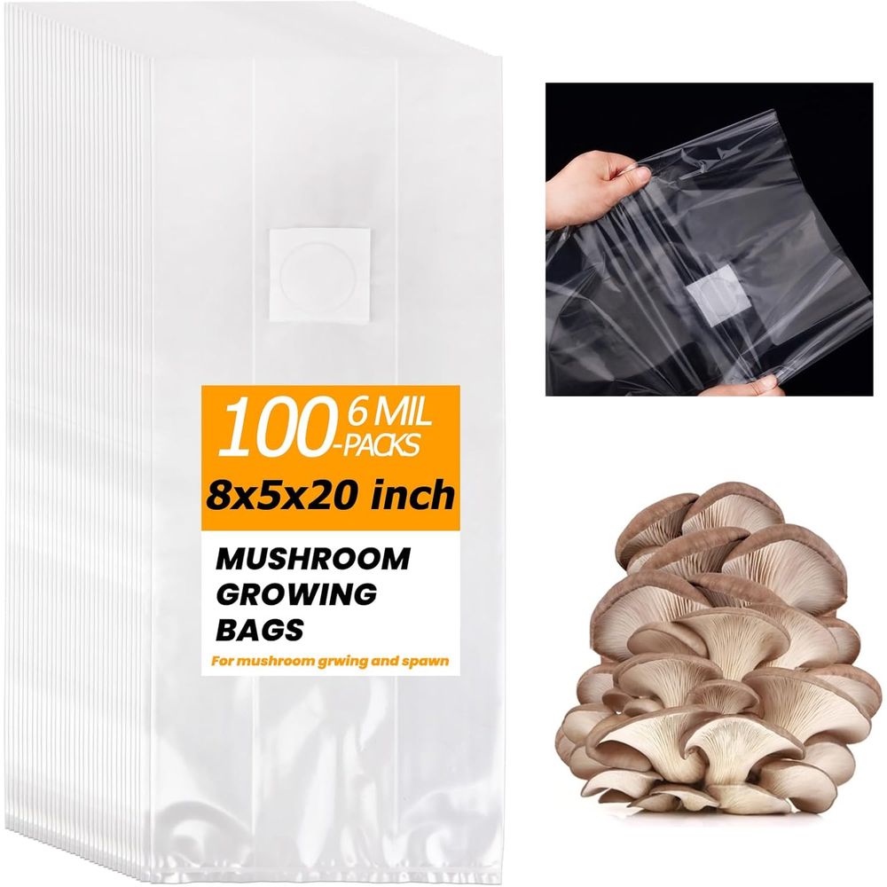 100PCS Mushroom Planting Kit - - Mushroom Spawn Bag recensie en prijs