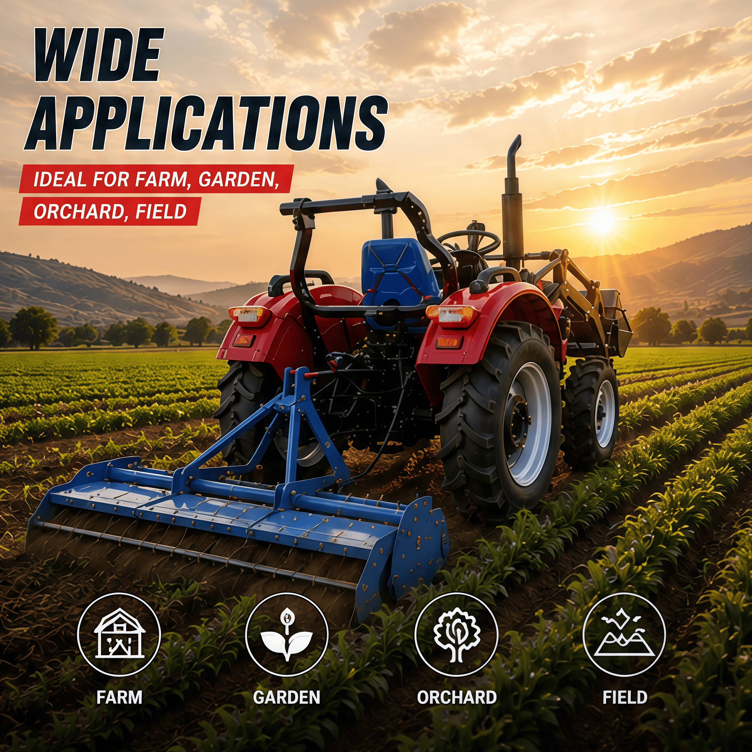Custom 30-50HP Farm Tractor Co - Agriculture Farming Services recensie en prijs