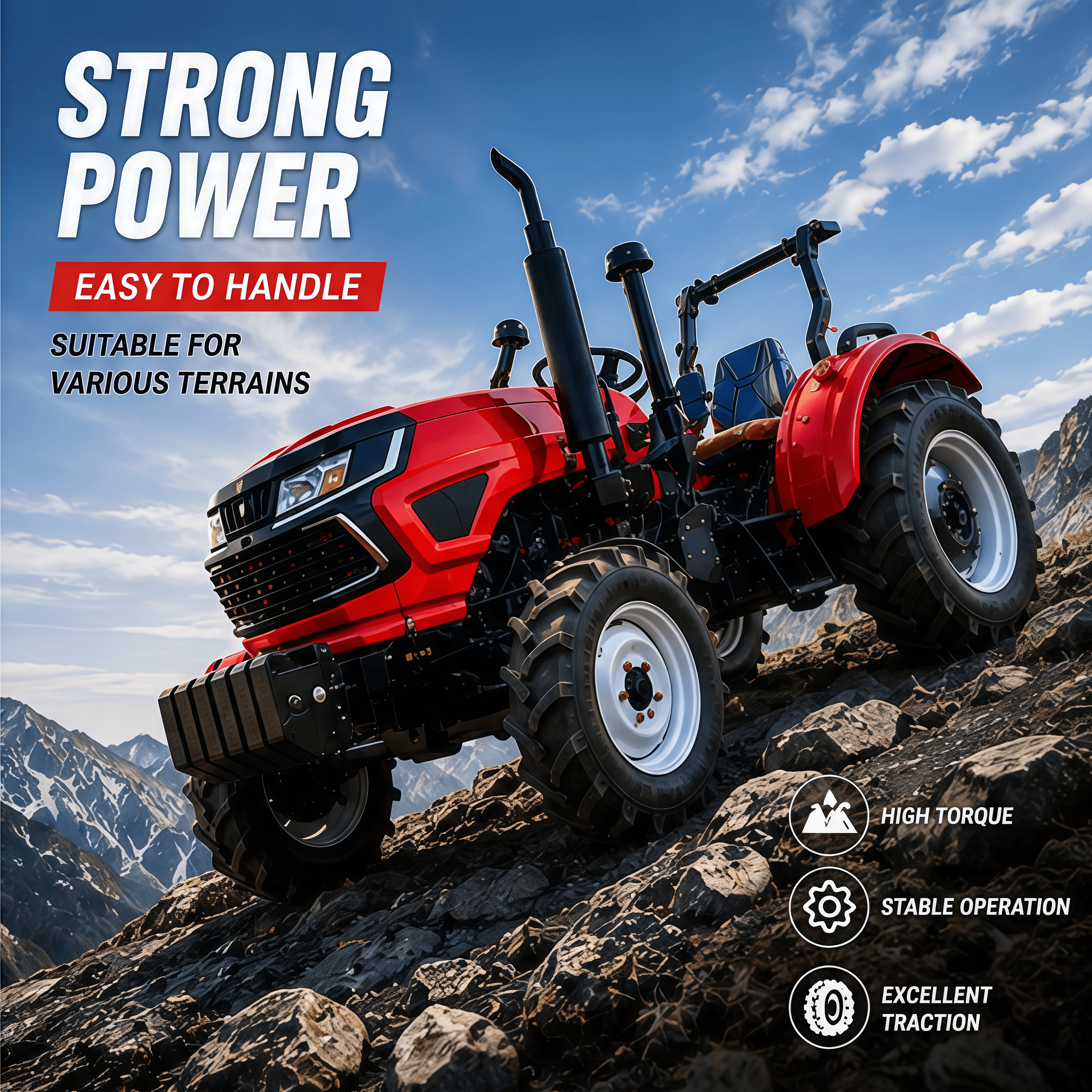 Custom 30-50HP Farm Tractor Co - Agriculture Farming Services recensie en prijs