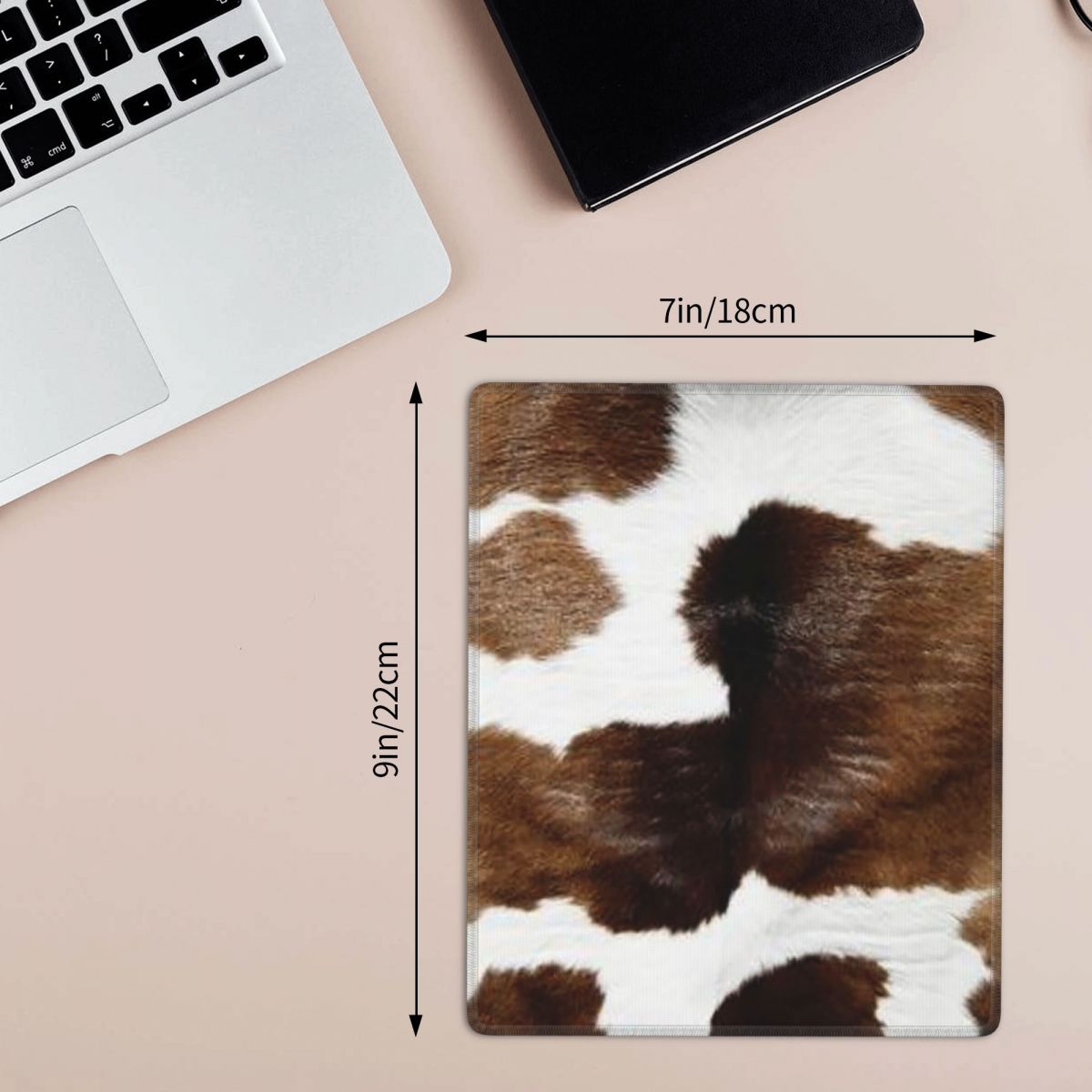 Rustic Ranch Cow Print 7x9 in  - Cow Mat Rubber recensie en prijs
