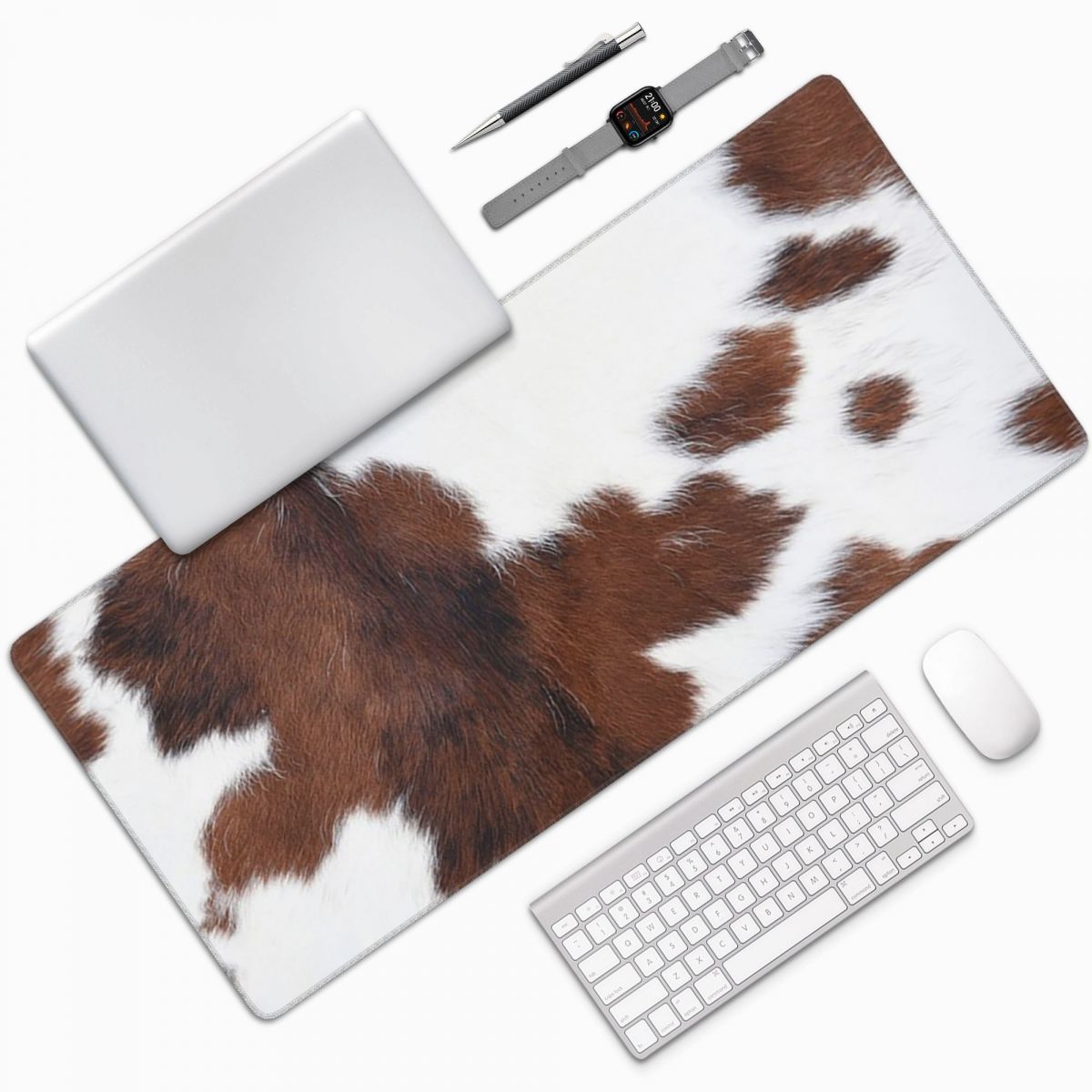Large Mouse Pad Cow Skin Patte - Cow Mat Rubber recensie en prijs