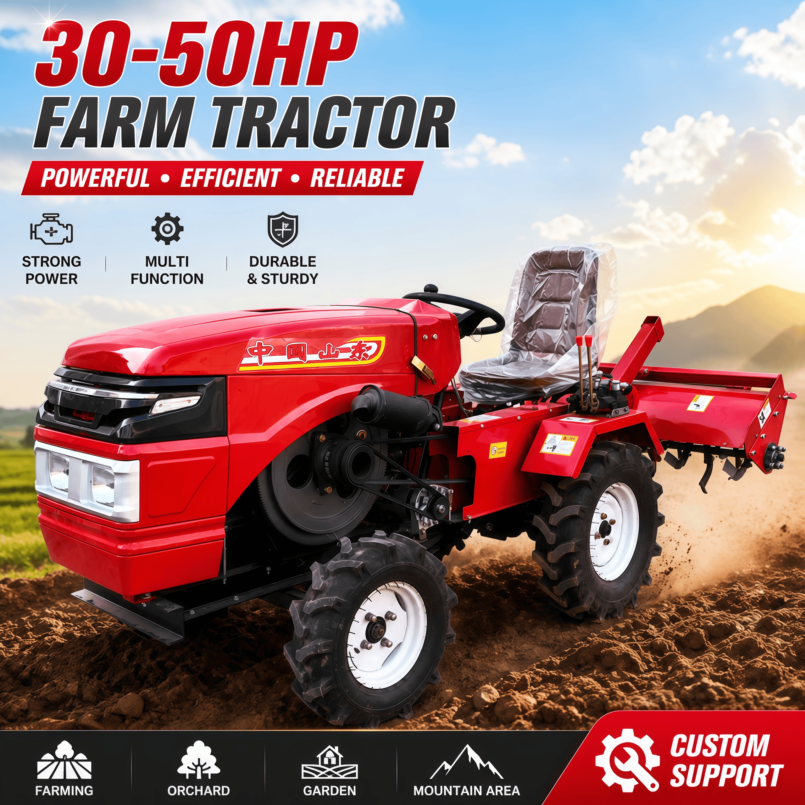 Customized Farm Tractor Compac - Agriculture Farming Services recensie en prijs