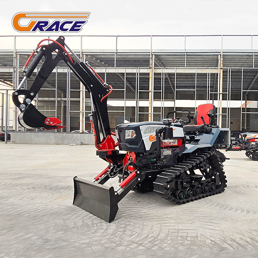 25HP Mini Crawler Tractor with - Agriculture Farming Products recensie en prijs