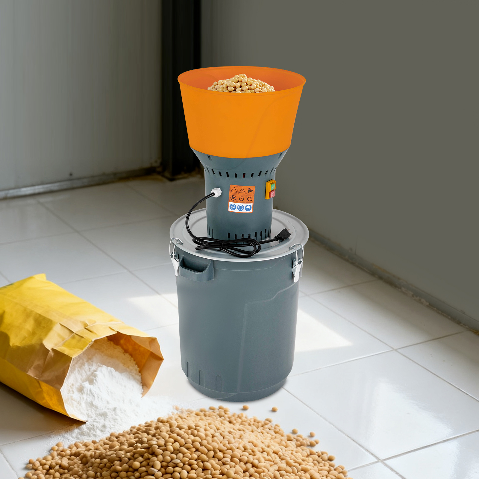 13.2 Gallons (50L) Electric Gr - Grain Mill Grinder recensie en prijs