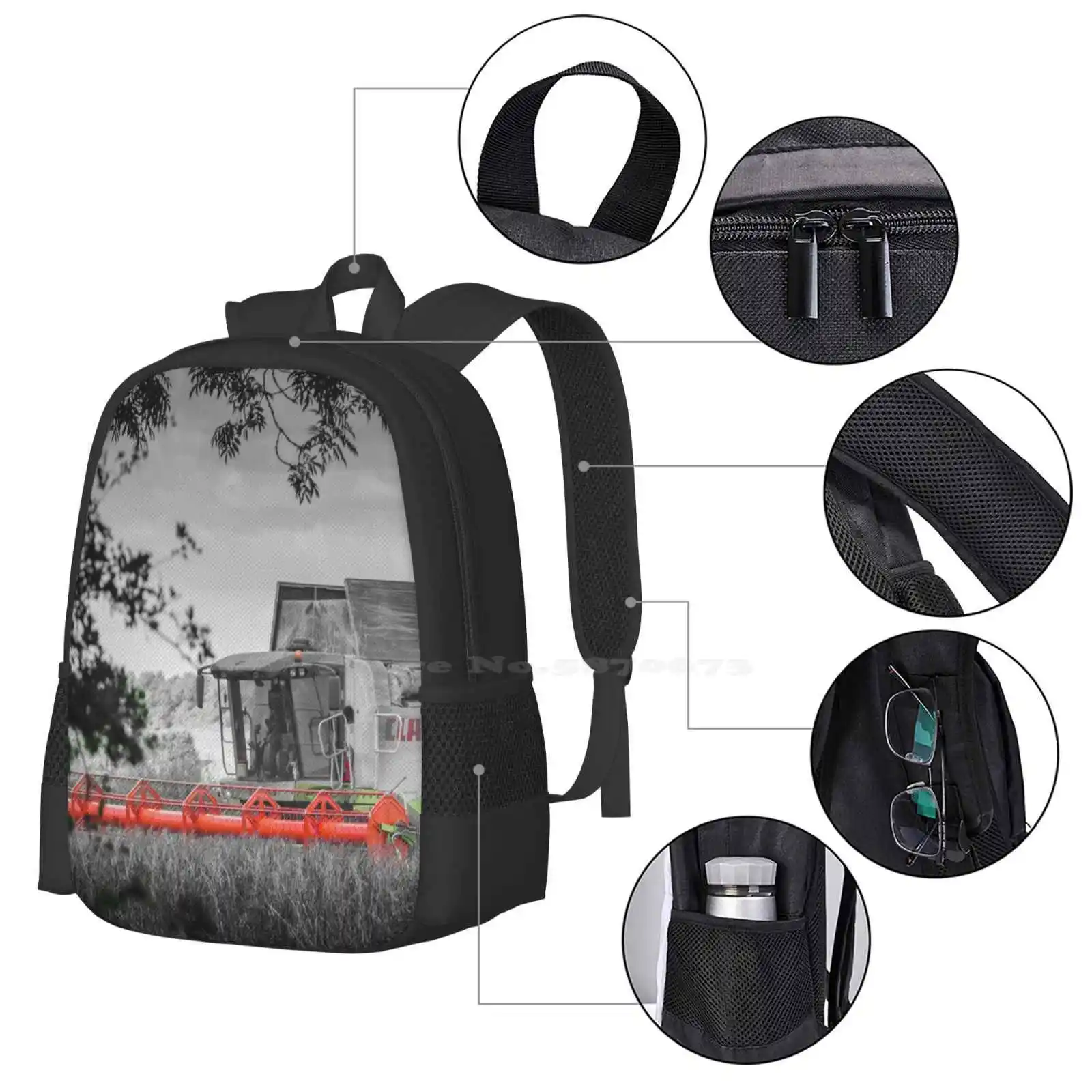 Harvesting Hot Sale Schoolbag  - Agriculture Farming Cartoon recensie en prijs