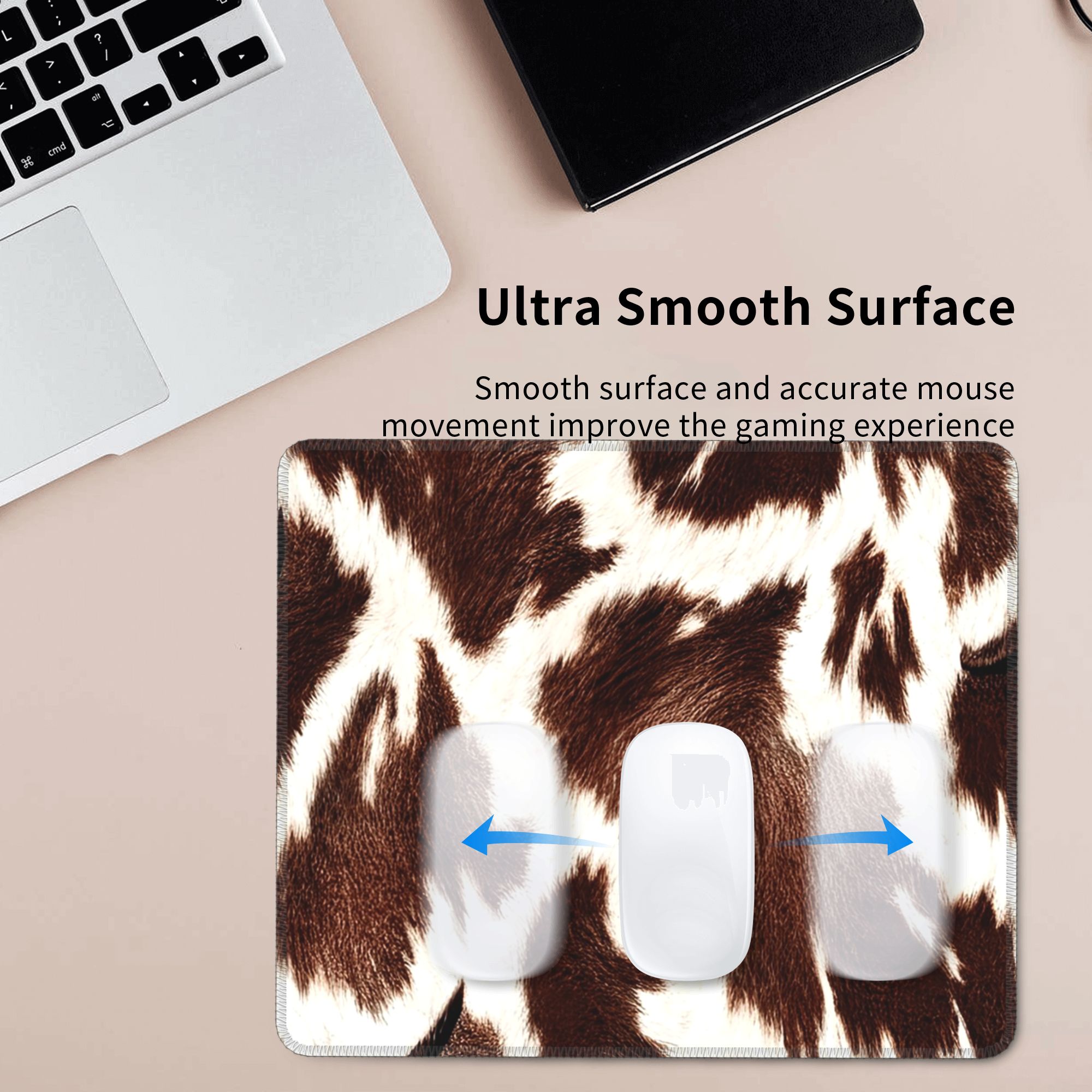 Cow Skin Pattern Mouse Pad Com - Cow Mat Rubber recensie en prijs