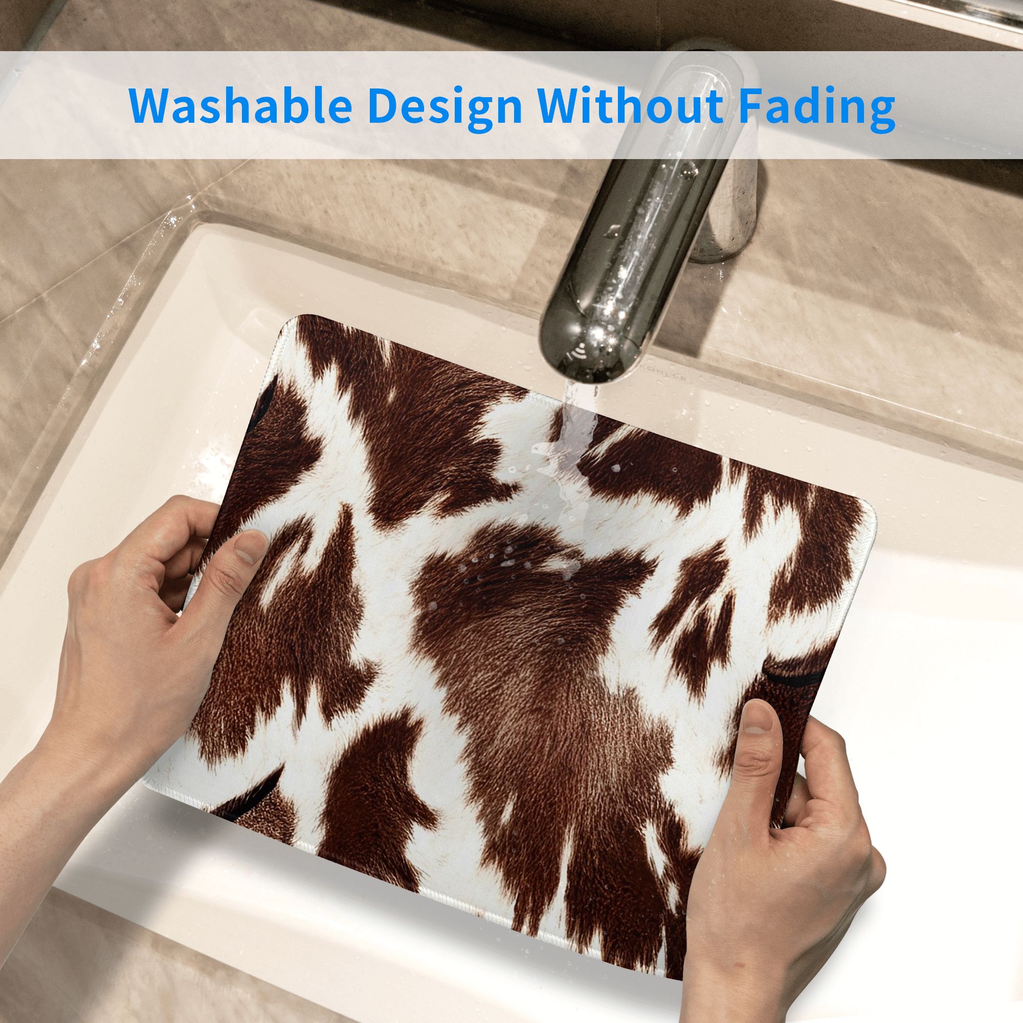 Cow Skin Pattern Mouse Pad Com - Cow Mat Rubber recensie en prijs