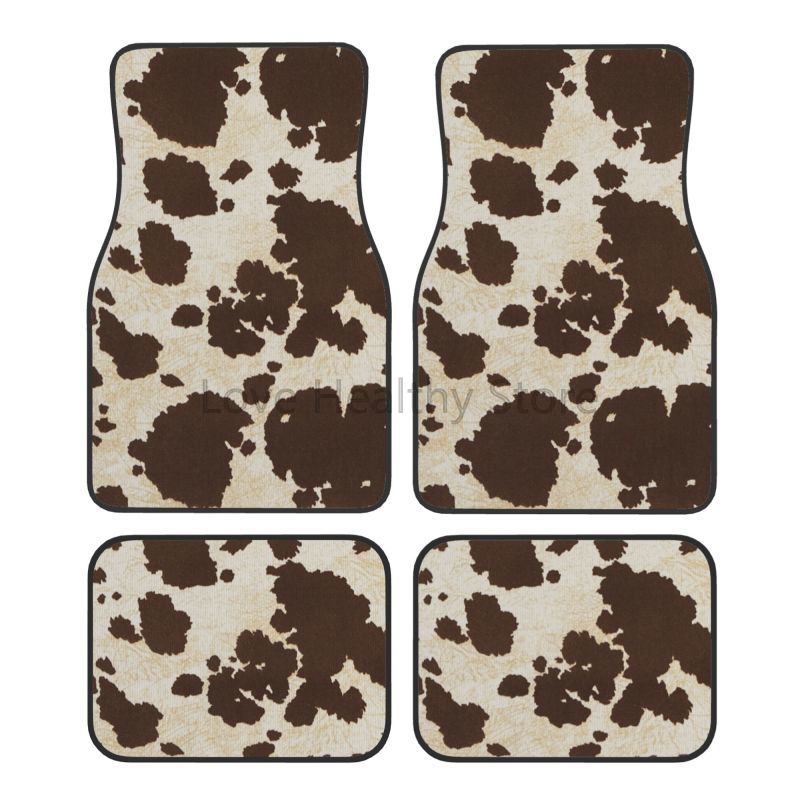 Cow Car Floor Mats Set of 4 Br - Cow Mat Rubber recensie en prijs