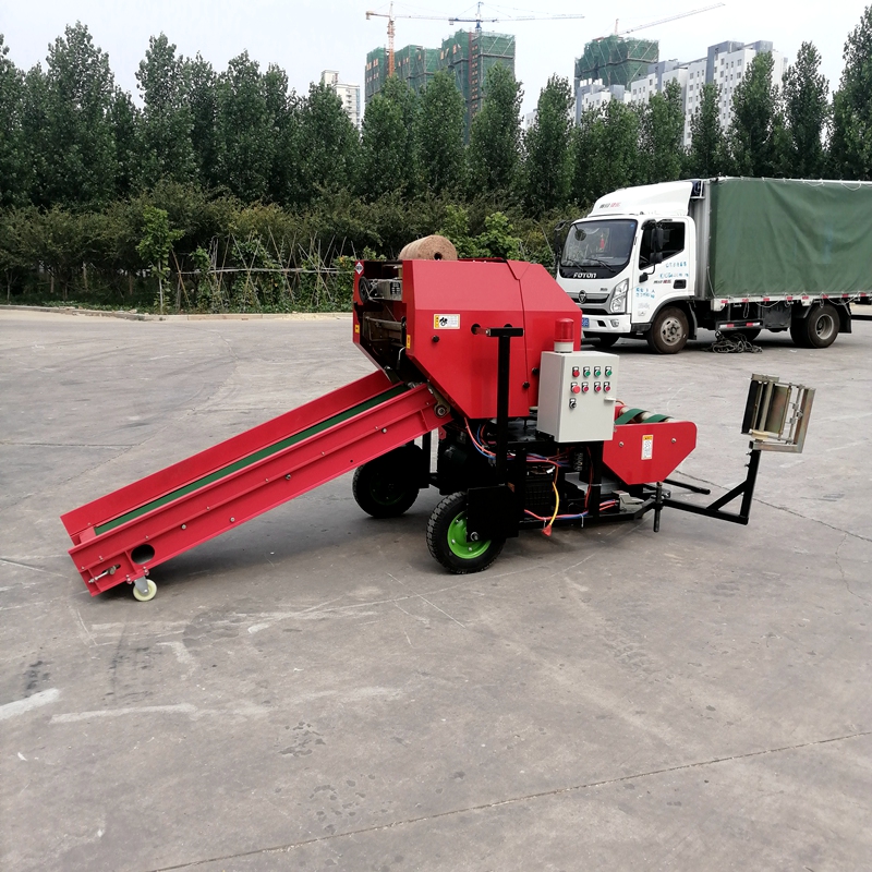 Green Storage Corn Stalk Baler - Silage Baler Machine recensie en prijs