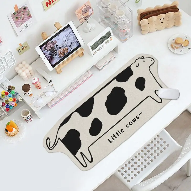 Kawaii Cat Gamer Desk Mat Leat - Cow Mat Rubber recensie en prijs