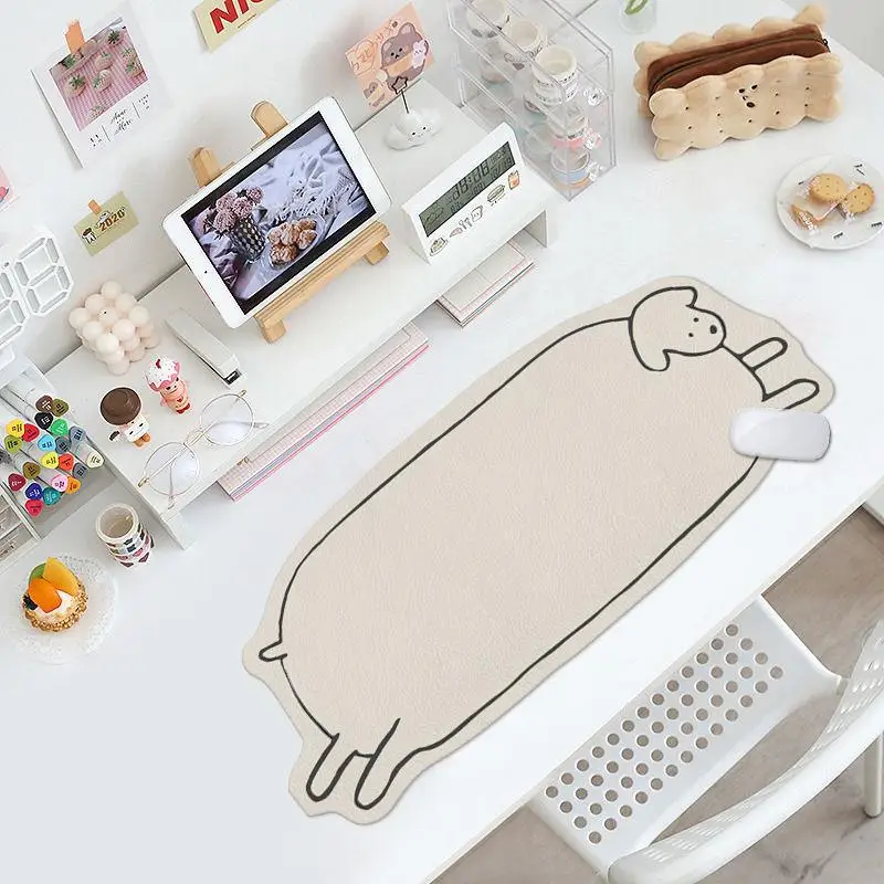 Kawaii Cat Gamer Desk Mat Leat - Cow Mat Rubber recensie en prijs