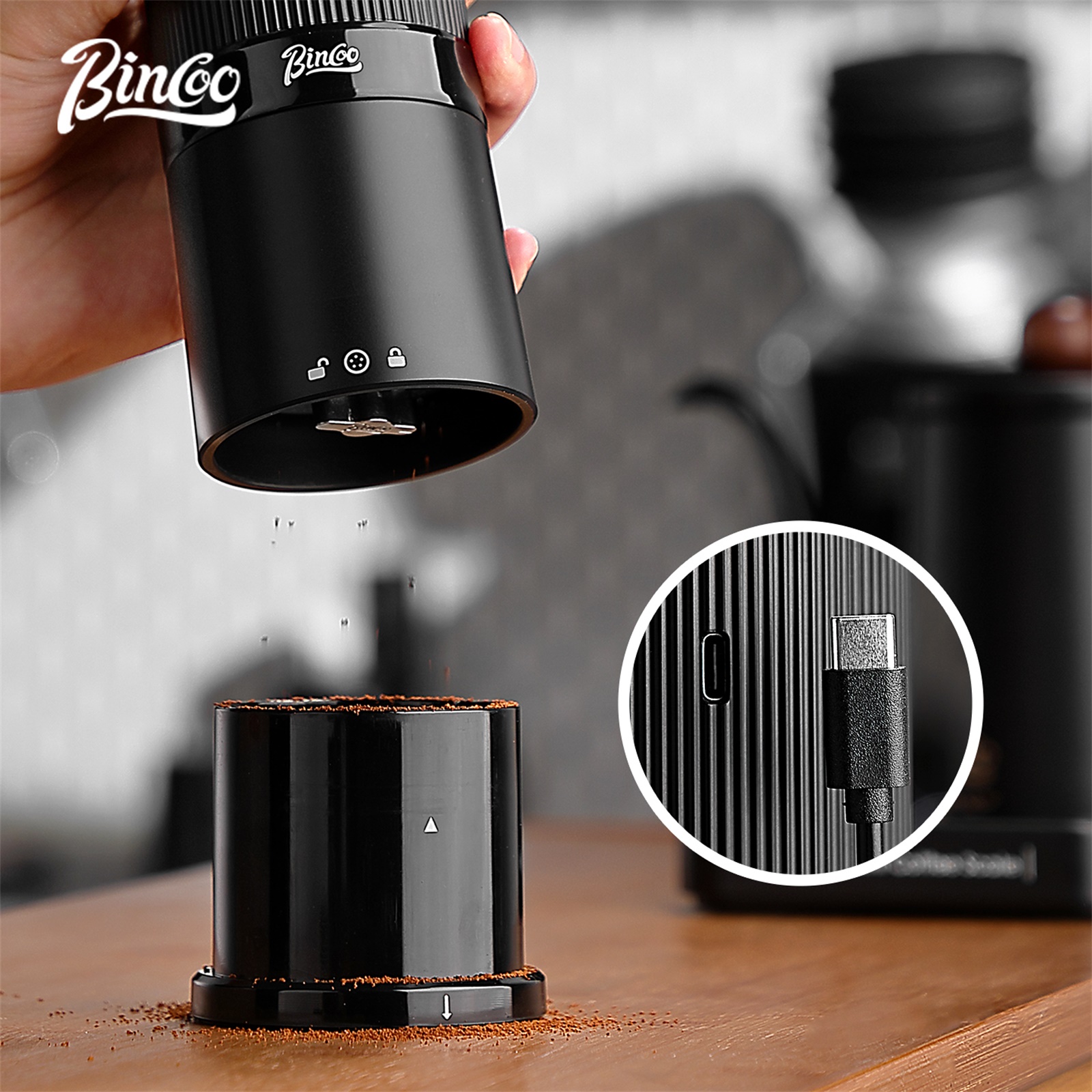 Bincoo Portable Electric Coffe - Grain Mill Grinder recensie en prijs