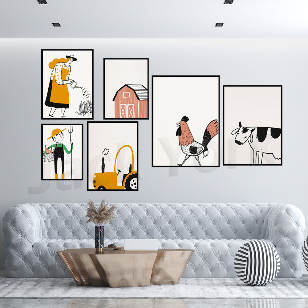 Agriculture Gallery Wall - 4-H - Agriculture Farming Cartoon recensie en prijs