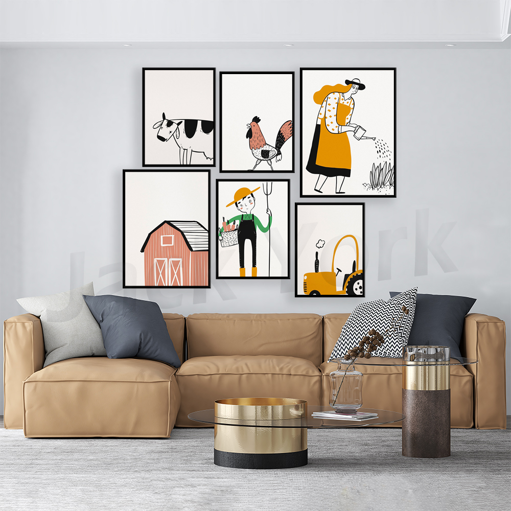 Agriculture Gallery Wall - 4-H - Agriculture Farming Cartoon recensie en prijs