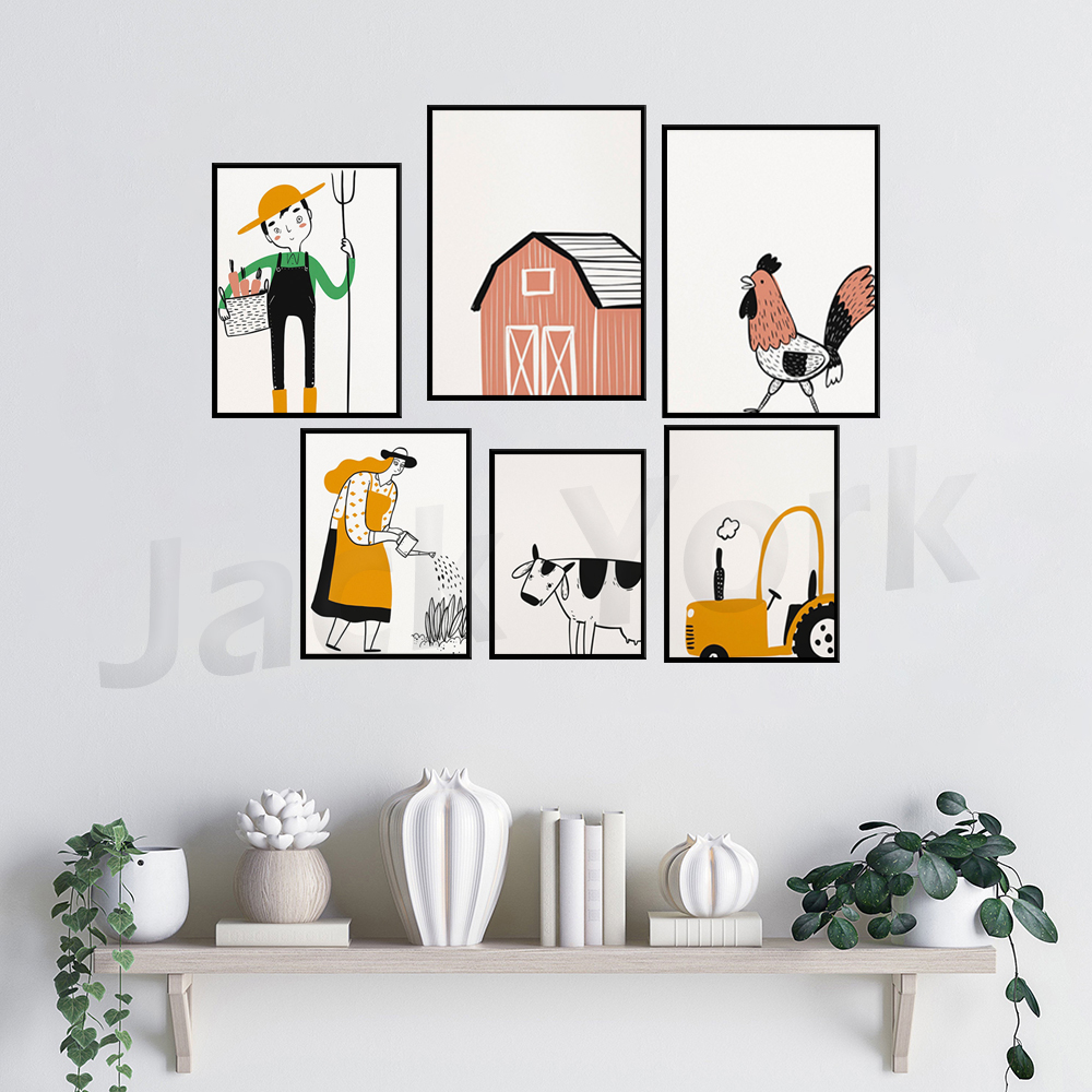 Agriculture Gallery Wall - 4-H - Agriculture Farming Cartoon recensie en prijs