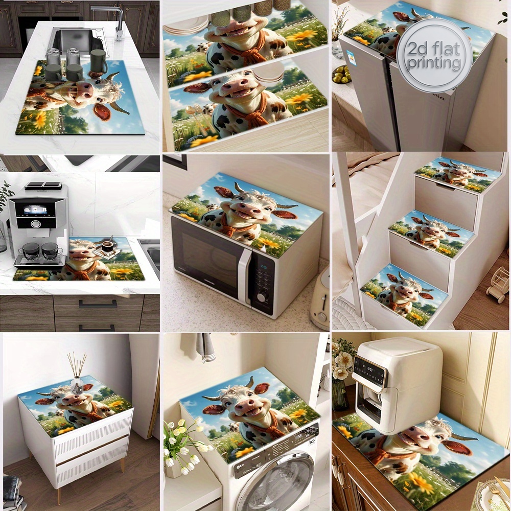 2D Flat Printing 1pc Cow Print - Cow Mat Rubber recensie en prijs